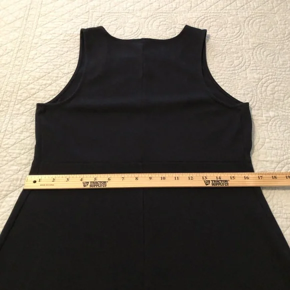 Everlane Party of One black tank dress. Size medium. - Picture 8 of 10